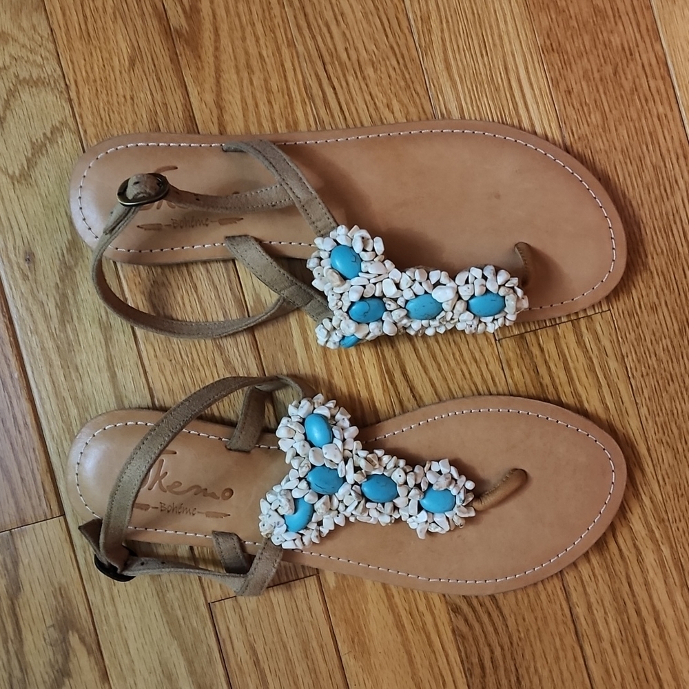 Skemo Boheme Slingback Thong Sandals